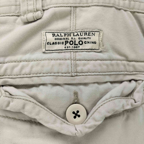 ポロラルフローレン POLO RALPH LAUREN コットン ツイル ジップフライ ショート カーゴ パンツ ショーツ メンズ  40
